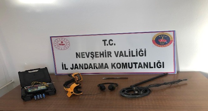 Nevşehir’de define avcısı 3 kişi yakalandı