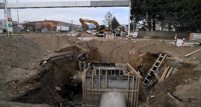 Isparta’da Gül Küçük Sanayi Sitesi yağmur suyu hattına kavuşuyor