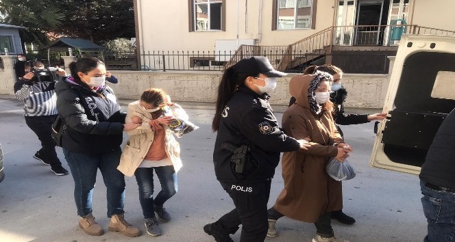 3 kadın hırsız keşif yaparken yakalandı