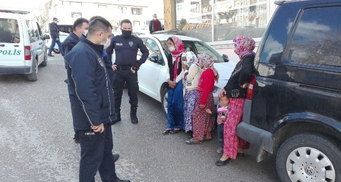 Niksar’da polis ve zabıtadan dilenci operasyonu