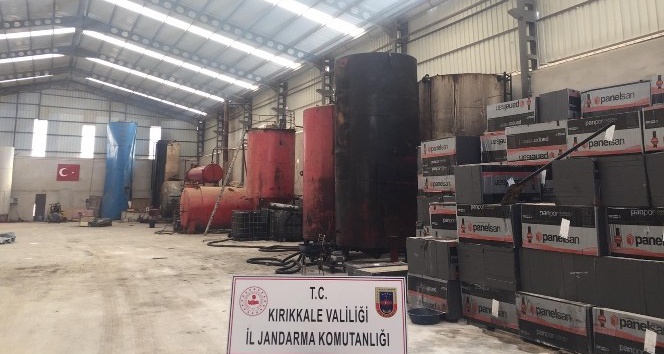 Kırıkkale’de 30 bin litre kaçak akaryakıt ele geçirildi: 6 kişi suçüstü yakalandı