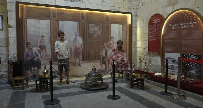 Türkülere konu olan Antep’in Hamamları bu müzede yaşatılıyor