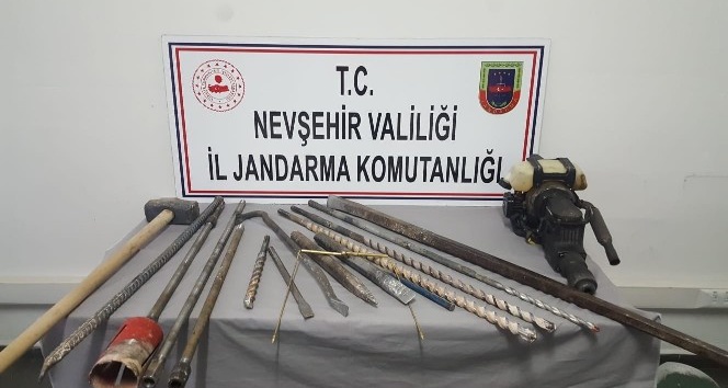 Gülşehir’de define avcısı 2 kişi yakalandı