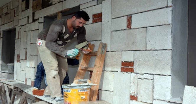 Helvacı Sağlık Ocağında çalışmalar sürüyor