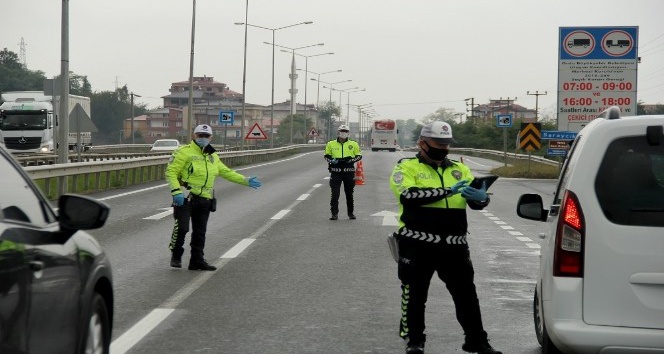 Ordu’da bir haftada 111 araç trafikten men edildi