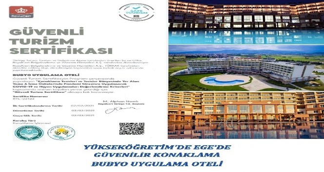 Burhaniye’de BUBYO Uygulama Oteli güvenilir turizmin adresi oldu