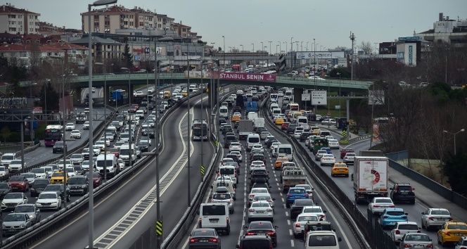 İstanbul’da trafik yoğunluğu