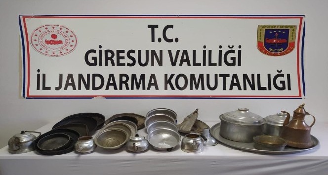 Giresun’da köy evlerini soyan hırsızlar yakalandı