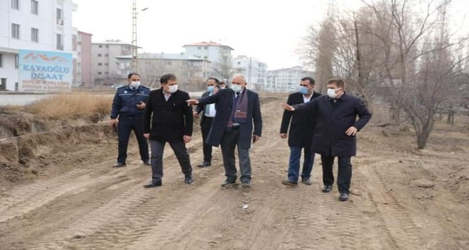 Iğdır’da yürüyüş ve bisiklet yolu çalışmaları
