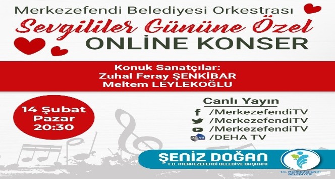 14 Şubat’ta çiftlere online konser