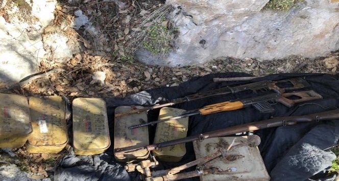 Gabar Dağı’nda terör örgütüne ait mühimmat ele geçirildi