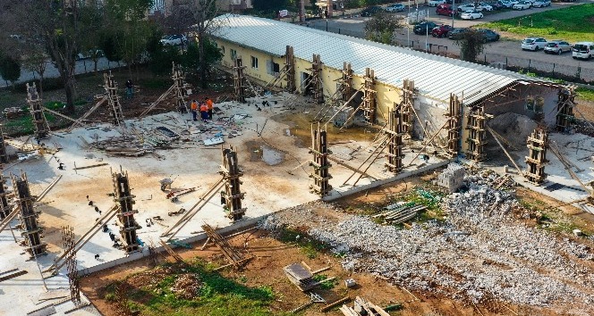 Muratpaşa’nın 6’ıncı kreş inşaatı sürüyor