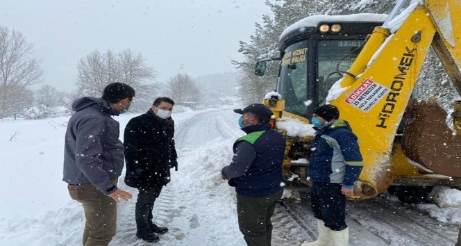 Kaymakam Göktaş çalışmaları inceledi