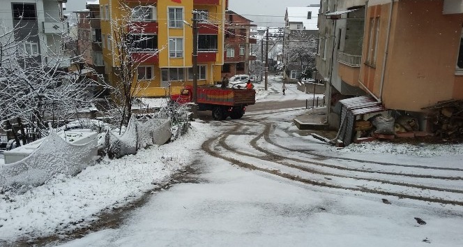 Fatsa’da karla mücadele