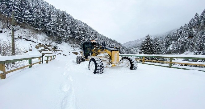 Doğu Karadeniz’de 76 köy yolu kardan ulaşıma kapandı