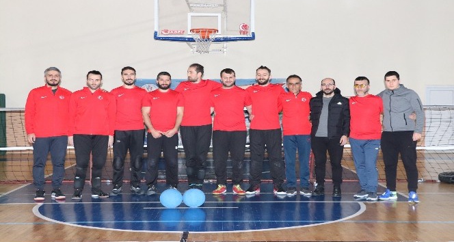 Goalball erkek milli takımı Karaman’da enerji topluyor