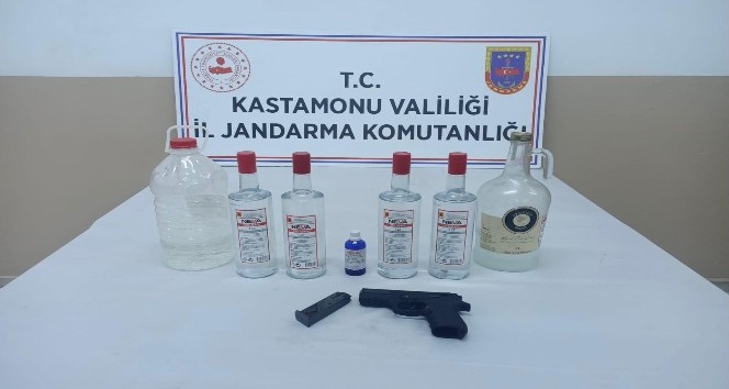Kastamonu’da sahte içki ve uyuşturucu operasyonları: 2 gözaltı