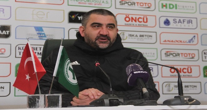Giresunspor - Ankaraspor maçının ardından