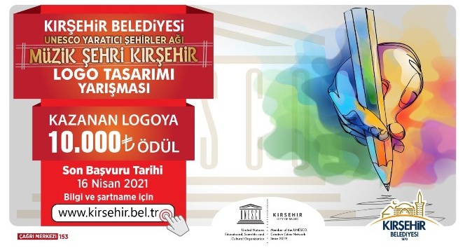 Kırşehir Belediyesinden 10 bin lira ödüllü logo yarışması