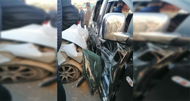 Çınar’da trafik kazası: 2 yaralı