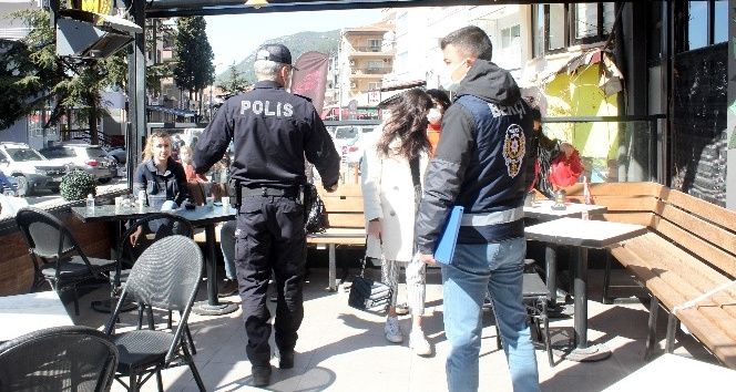 Menteşe’de polis ve bekçiler yeni açılan işletmeleri denetledi