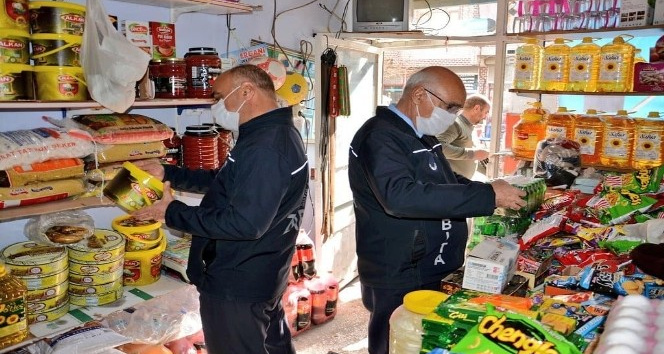 Ergani’de zabıta ekiplerinden gıda denetimi