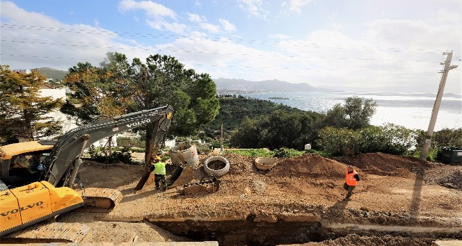 Bodrum Turgutreis’te 60 kilometre Kanalizasyon hattı tamamlandı