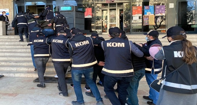 Malatya’da suç örgütüne ağır darbe: 13 tutuklama