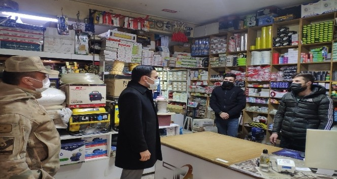 Beytüşşebap’ta korona virüs denetimi