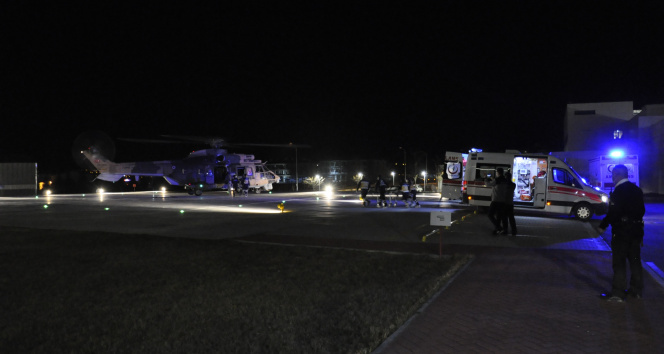 Eskişehir’de dağlık arazide mahsur kalan 4 kişi helikopterle kurtarıldı