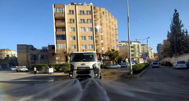 Kilis Belediyesinin dezenfekte çalışmaları sürüyor