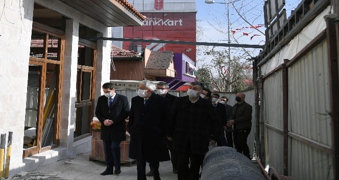 Isparta’da Tarihi Üzüm Çarşısı’nın ilk adasının restorasyonunda sona gelindi