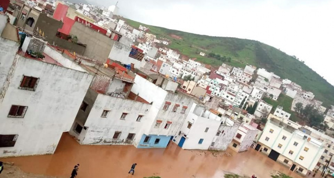 Fas’ta sel felaketinde 275 evi su bastı