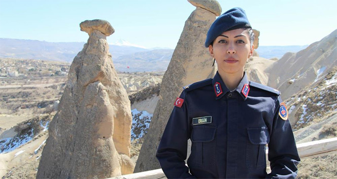Kapadokya’nın tek kadın komutanı işini aşkla yapıyor