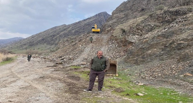 Başkan Alihan Babat köylülerin yayla yolu sorununu çözüyor