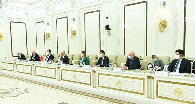 Azerbaycan Milli Meclis Başkanı Gafarova, TBMM Dışişleri Komisyonu Başkanı Kılıç ile görüştü