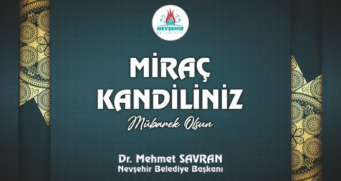 Başkan Savran’dan Miraç Kandili mesajı
