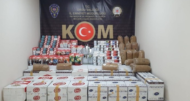 Ordu’da kaçak tütüne geçit yok