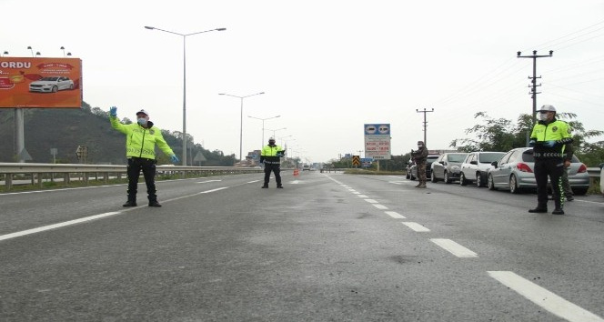 Ordu’da trafiğe sıkı kontrol