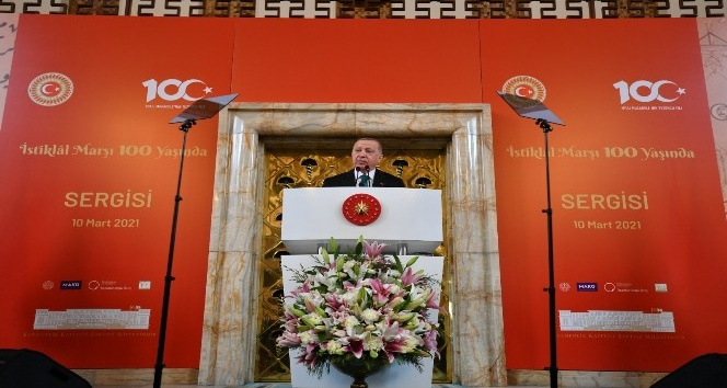 TBMM’de 100. yılında İstiklal Marşı sergisi açıldı