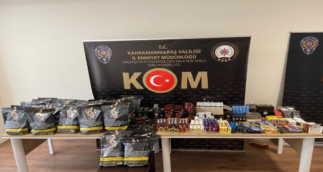 Kahramanmaraş’ta kaçakçılık operasyonu