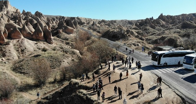 Kapadokya bölgesini Şubat ayında 50 bin 668 turist ziyaret etti