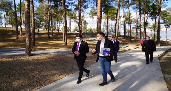 Karagöl, Çamlık Koru Park’ta incelemelerde bulundu