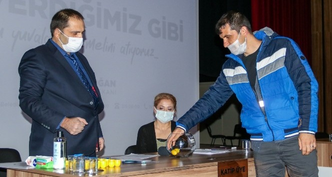 Biga Belediyesi toplu konutlarında kuralar çekildi