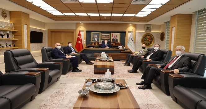 Başkan Ramazan, UNDP Suriye Programı Yöneticisi Köstem ile bir araya geldi