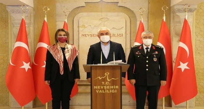 İçişleri Bakan Yardımcısı Ersoy ve Jandarma Genel Komutanı, Vali Becel’i ziyaret etti