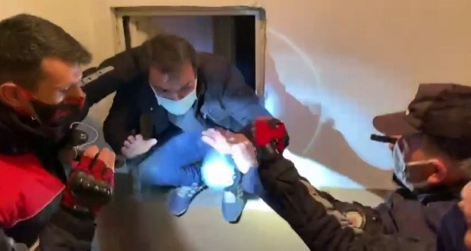 Osmaniye’de kumar operasyonu...Havalandırma boşluğunda yakalandılar