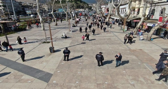 Kahramanmaraş’ta drone destekli korona denetimi