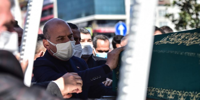 İçişleri Bakanı Soylu'nun vefat eden annesi, son yolculuğuna uğurlandı