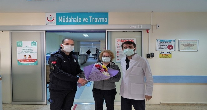 Ordu’da sağlık çalışanları unutulmadı